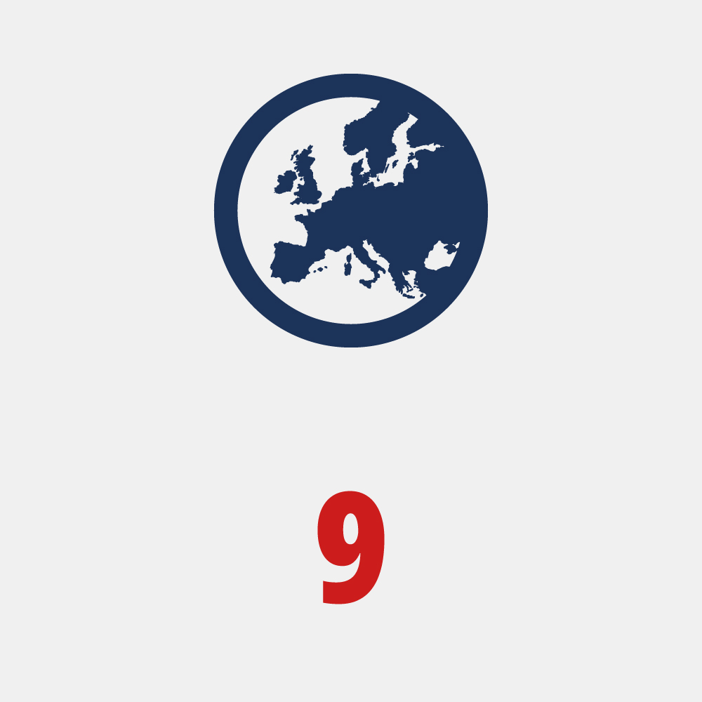 9 Länder